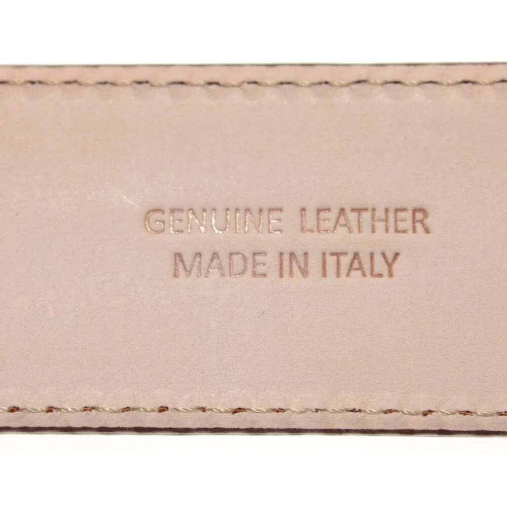 Di Bianco NWT Cut to Size Dress Belt In Solid Brown Suede Leather One Size